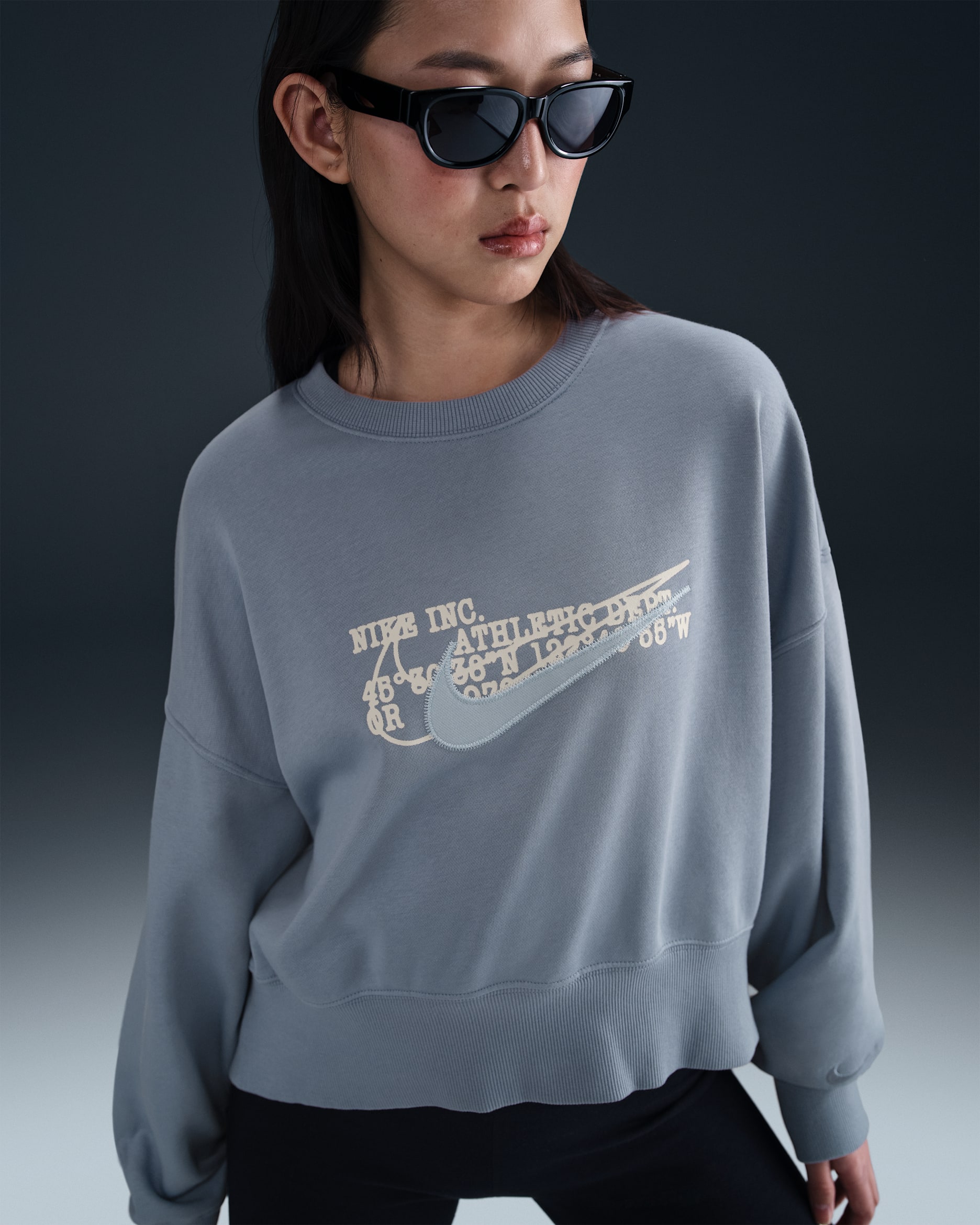Nike Sportswear Phoenix Fleece Women's Over-Oversized Crew-Neck